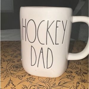 Rae Dunn hockey dad mug